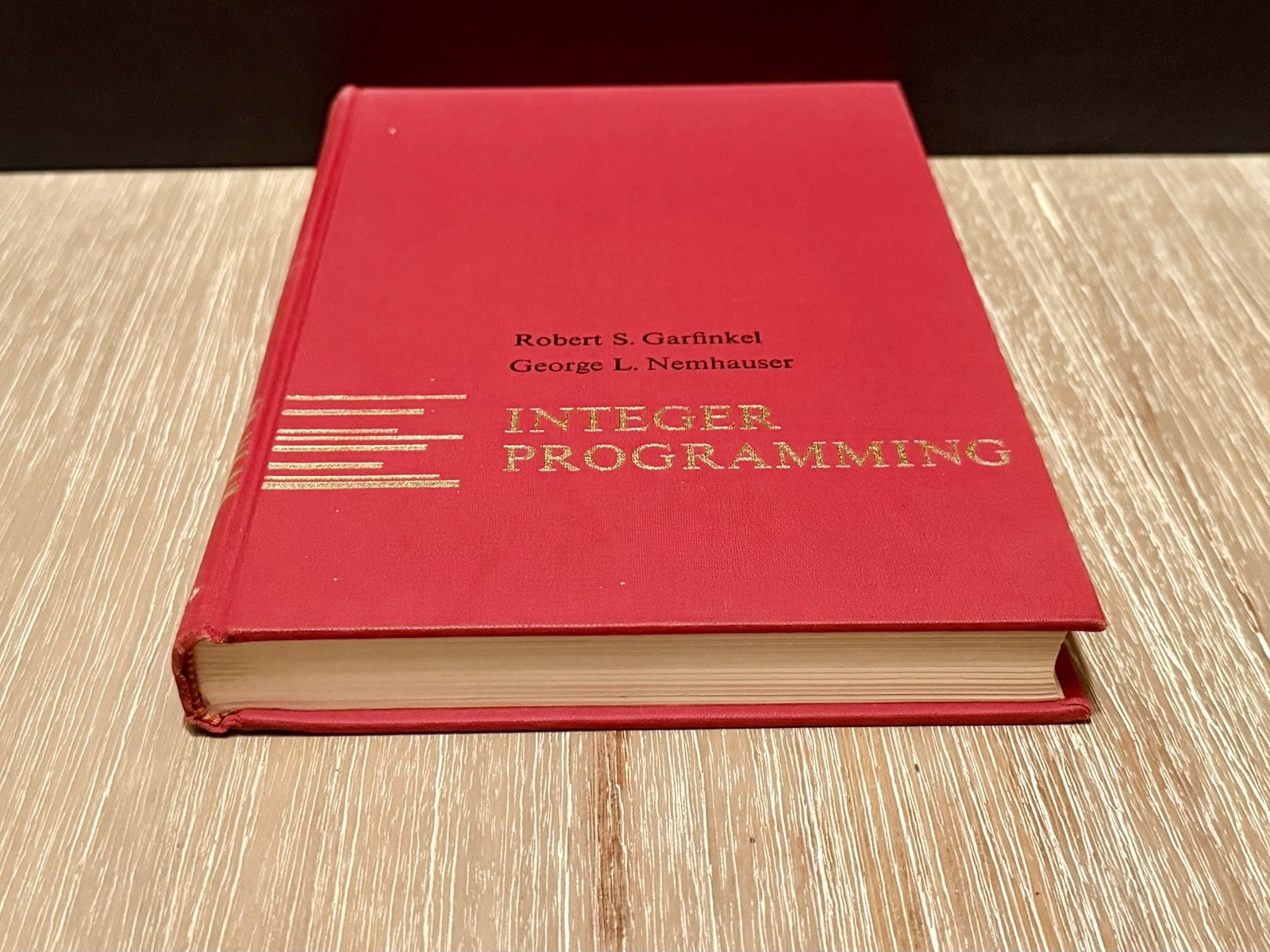 Integer Programming George L. Nemhauser HC/DJ Decision and Control Series 1972