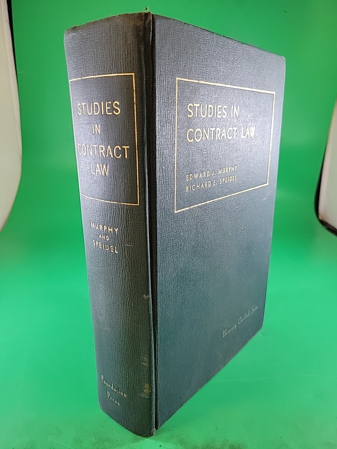 Studies in Contract Law by Murphy and Speidel HC