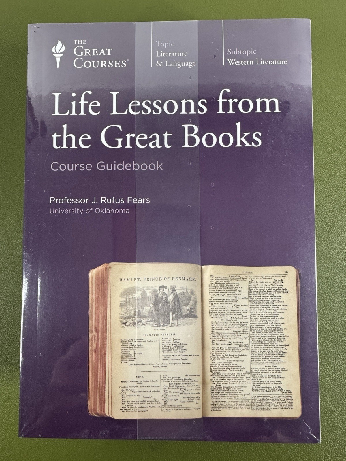 Great Courses LIFE LESSONS FROM GREAT BOOKS J. Rufus Fears DVD + Book Set