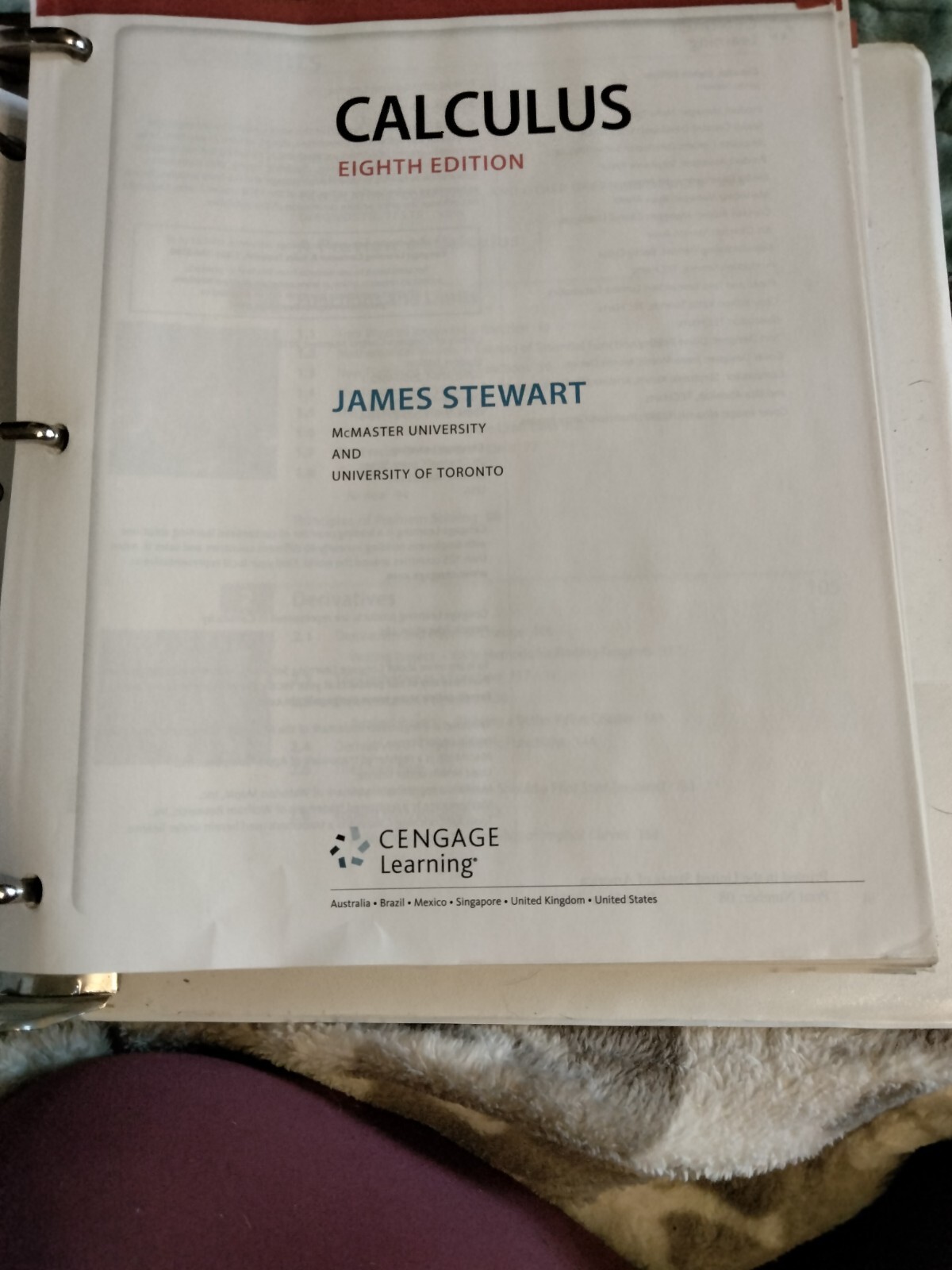 Cengage Webassign, Calculus 8th Edition by James Stewart Loose leaf book&code