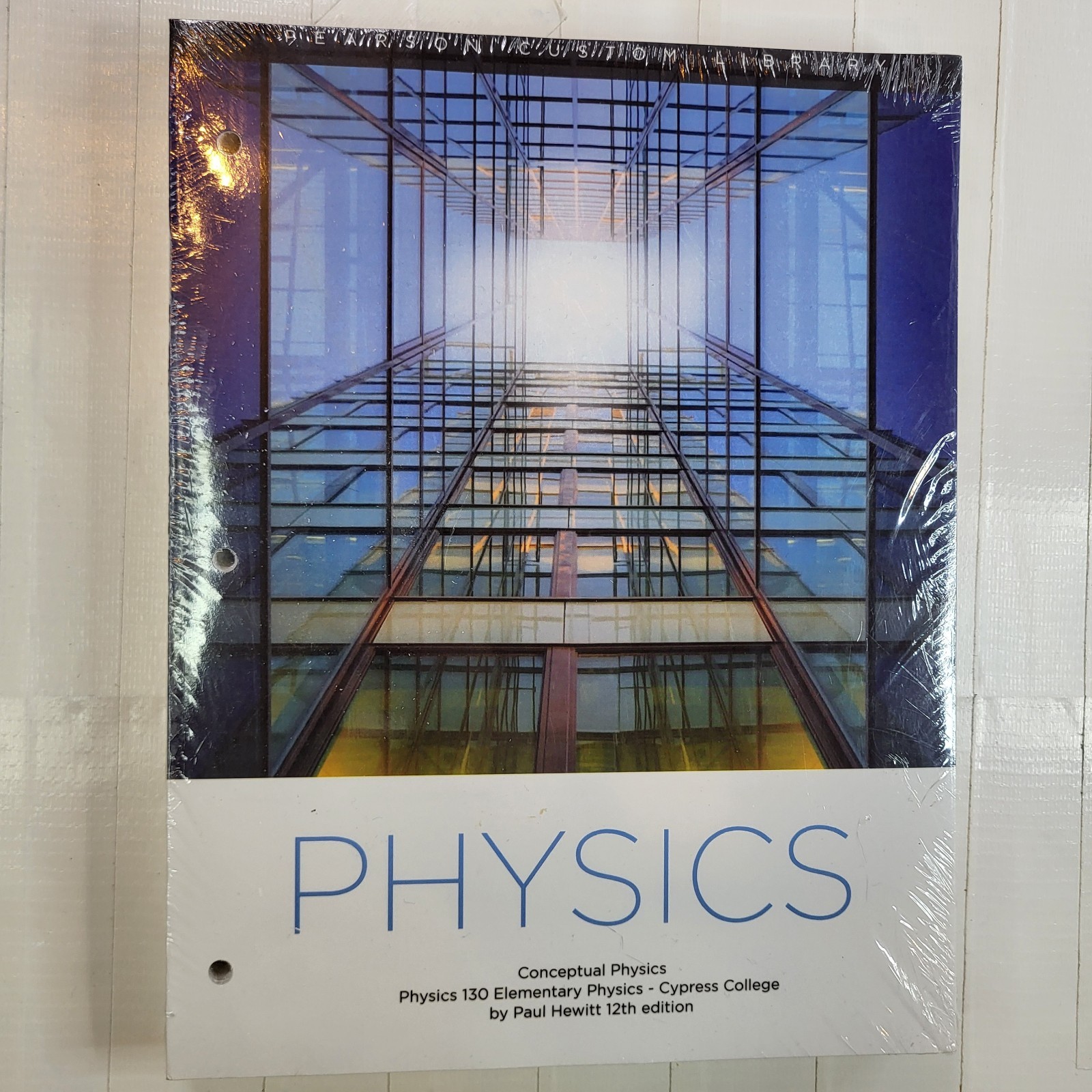 pearson custom library conceptual physics cypress college paul hewitt 12 edition