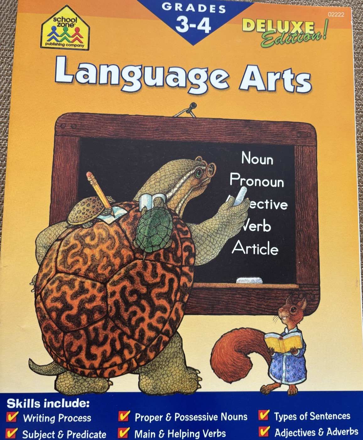 Language Arts Grades 3-4 Delux edition in color, skills to work on 64 pages