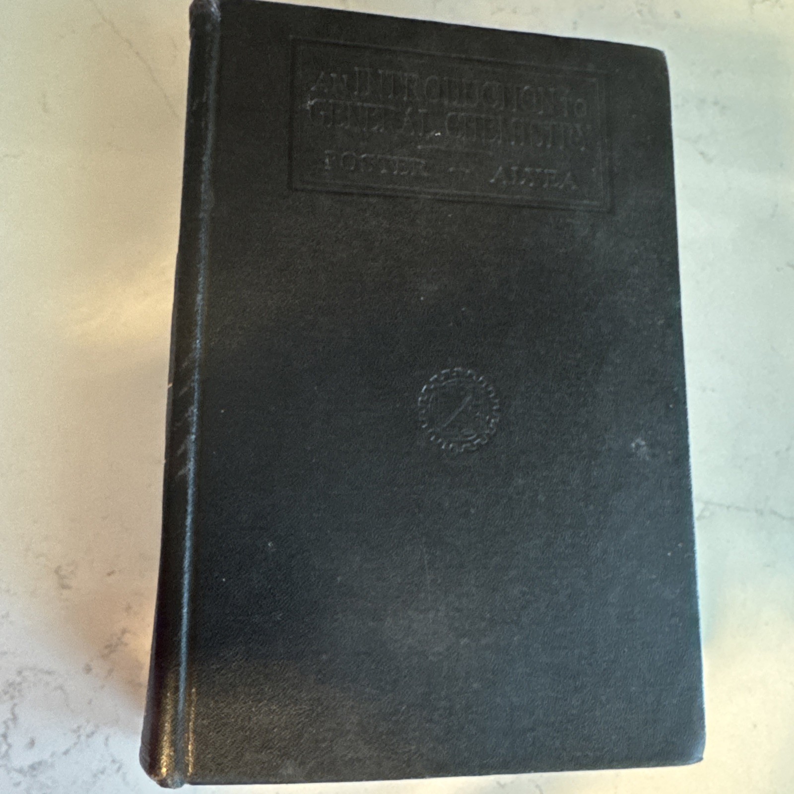 Vintage 1941 Introduction to General Chemistry Foster Alyea 2nd Ed HC