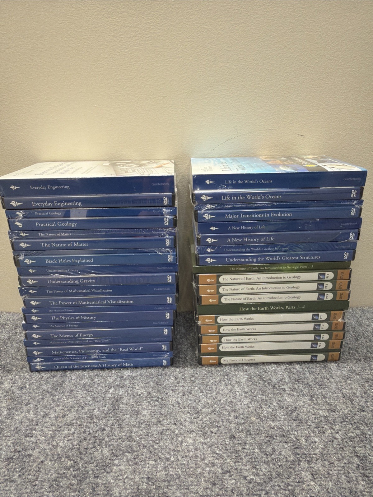 The Great Courses Math Science DVD & Guidebook NEW LOT OF 22