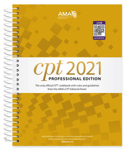 CPT 2021 Professional Edition (CPT / Current Procedural Terminology (Prof – GOOD