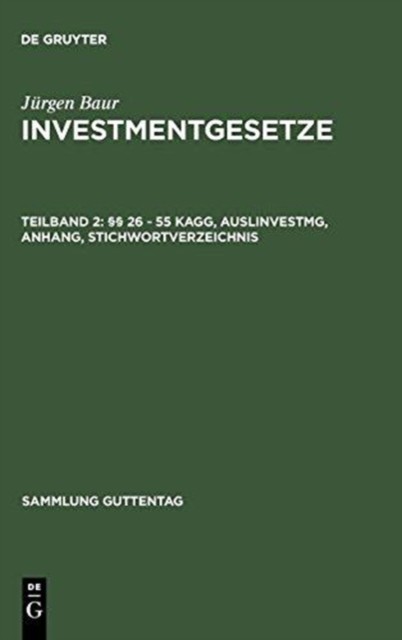 Baur – 26 – 55 KAGG AuslInvestmG Anhang Stichwortverzeichnis – N – X555z