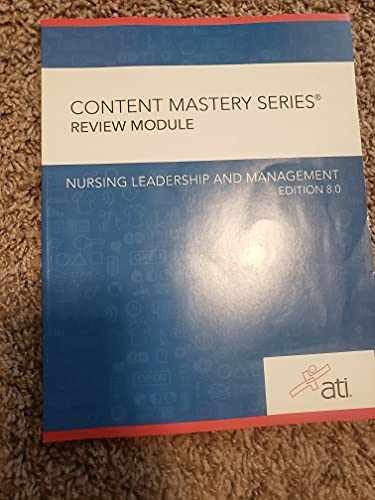 Nursing Leadership and – Paperback, by ATI Nursing Education – Very Good h