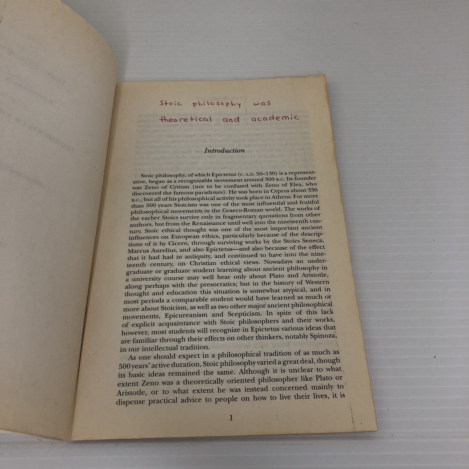 Hackett Classics Ser.: The Handbook (the Encheiridion) by Epictetus (1983, Trade