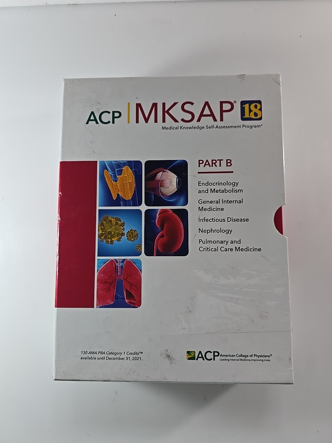 ACP MKSAP 18 Part B (5 PB Medical Knowledge Self-Assessment Program) Box Set