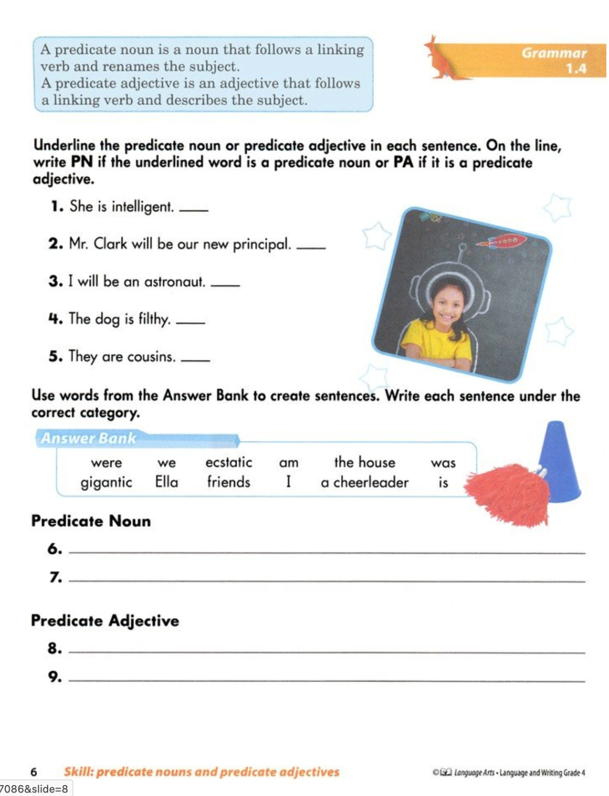 ACSI Purposeful Design LANGUAGE ARTS GRADE 4 STUDENT TEXT Language & Writing