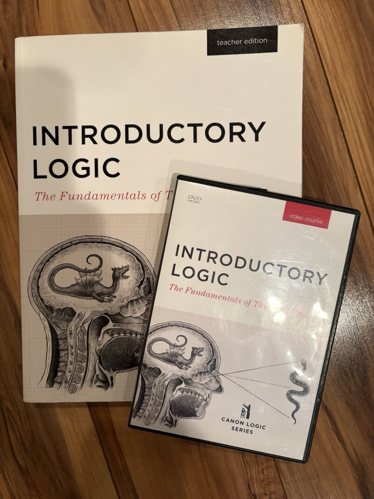 Canon Press Introductory Logic Teacher’s Edition Paperback DVD Canon Series