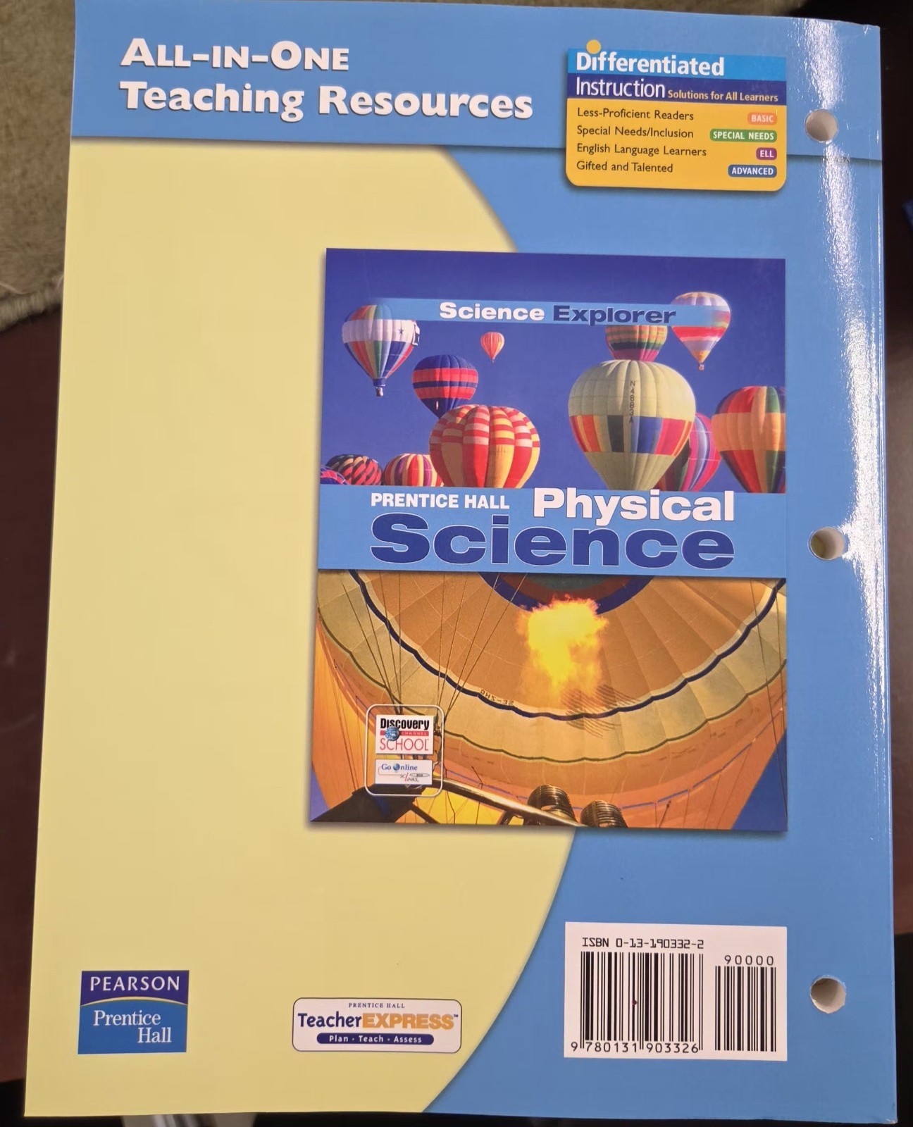 All-In-One Teaching Resources Physical Science Prentice Hall Unit 2 and 3