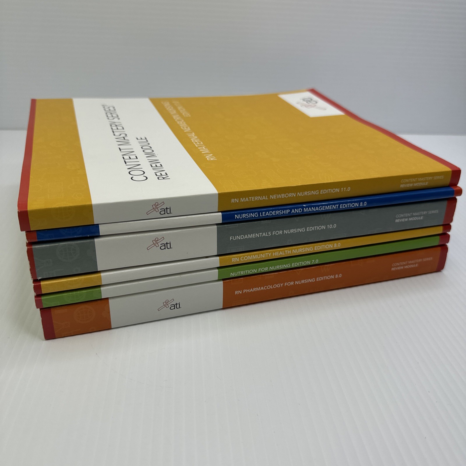 ATI Nursing Content Mastery Series Review Module c2019 Set of 6 Books