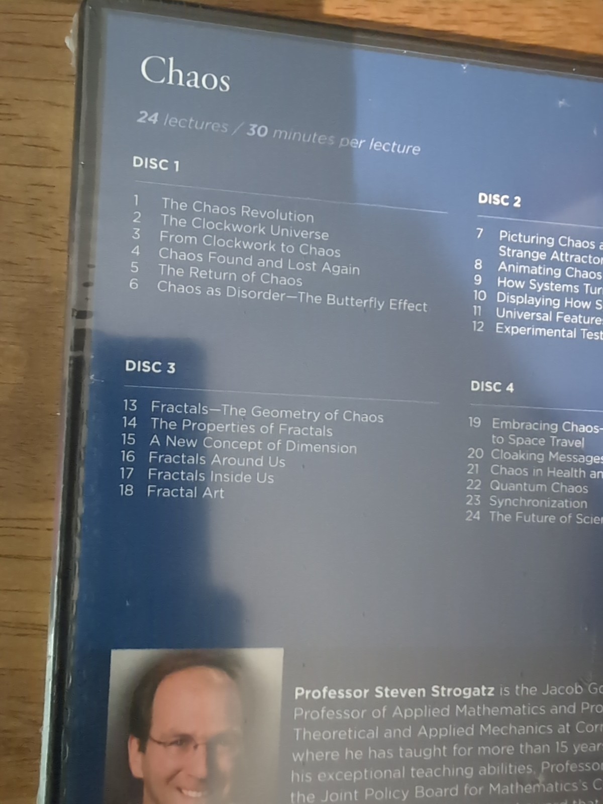 New Set Chaos by Steven H. Strogatz (DVD)