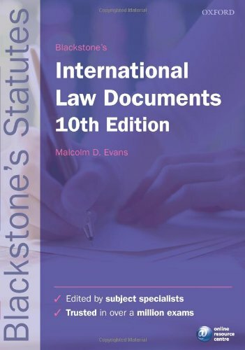 Blackstone’s International Law Documents (Bla… by Evans, Malcolm D. 0199582440