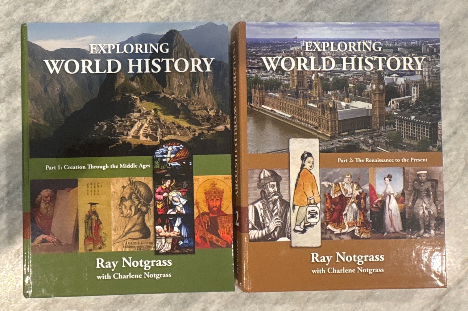 Notgrass Exploring World History Parts 1-2 Hardcover Set Ray & Charlene 2014