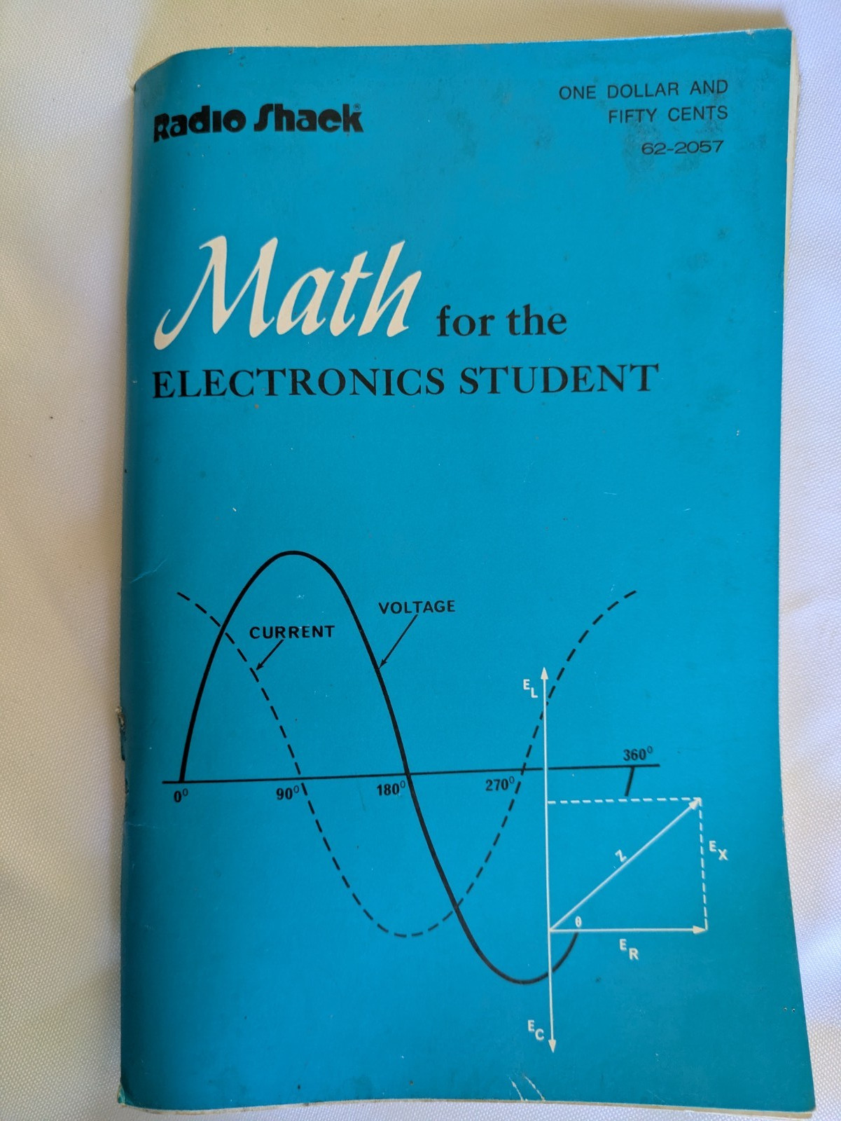Radio Shack Book Math For Electronics Student Andrews 62-205 1970s Vintage PB
