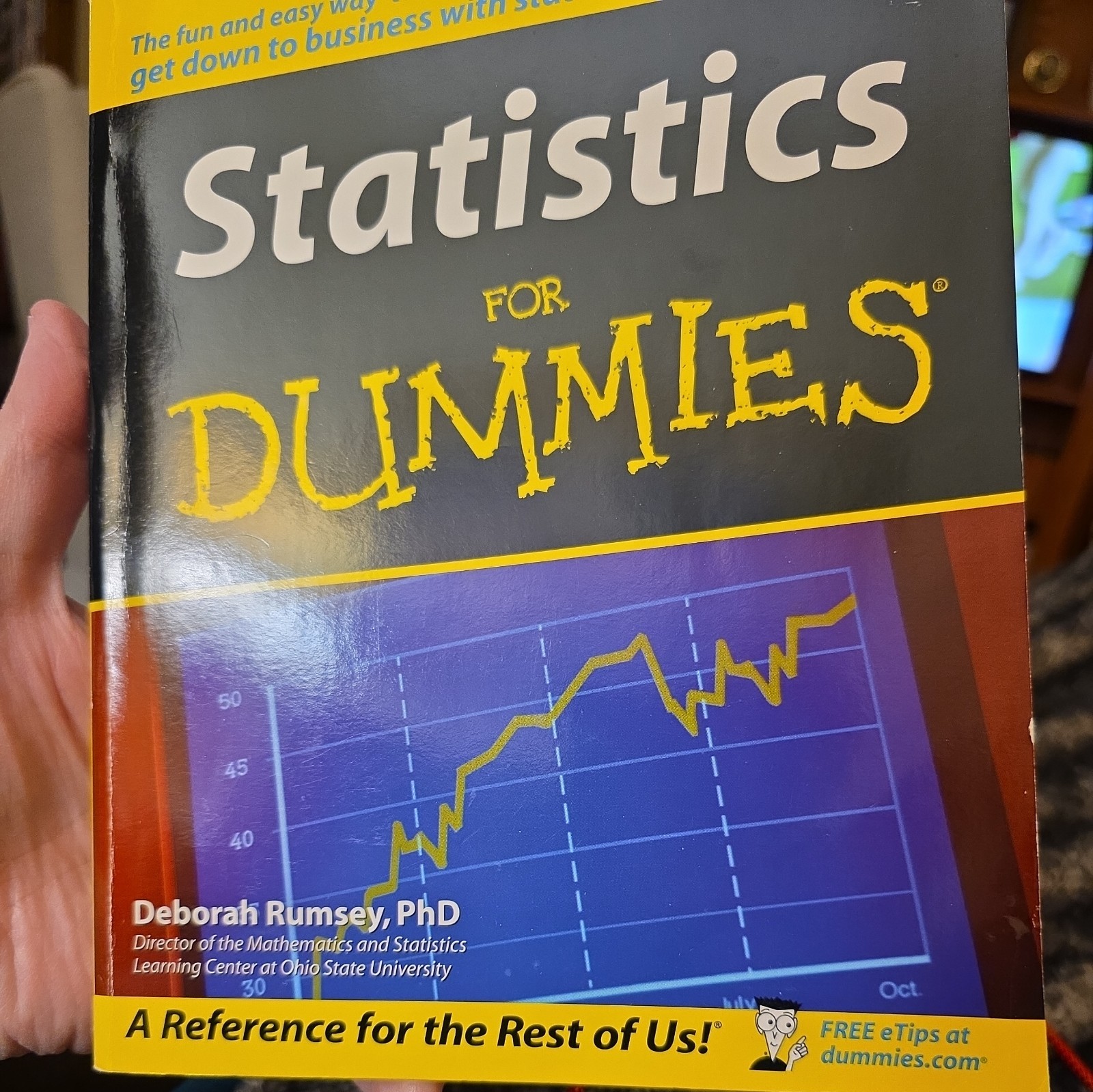 Statistics for Dummies® by Deborah J. Rumsey (2003, Trade Paperback)