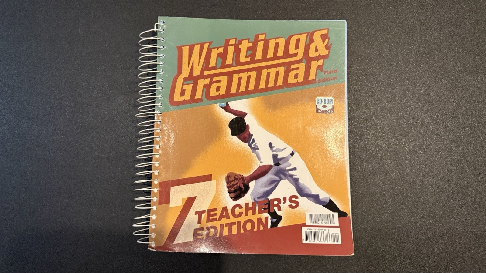 Writing & Grammar 7 Teacher’s Edition Third Edition Spiral w/ CD-ROM