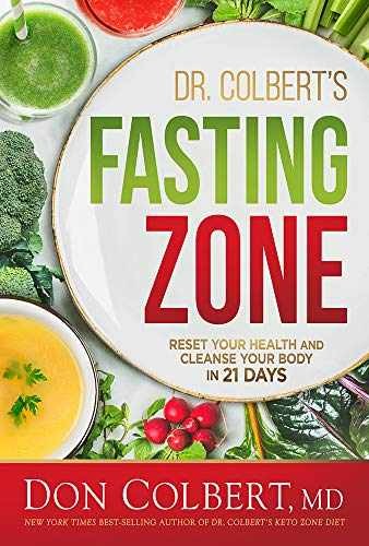 Dr. Colbert’s Fasting Zone: Reset – Hardcover, by Don Colbert MD – Very Good b