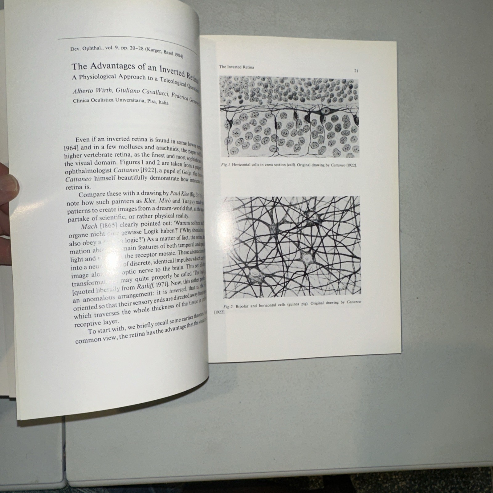 Developments in Ophthalmology Special Tests of Visual Function byZrenner (1984)