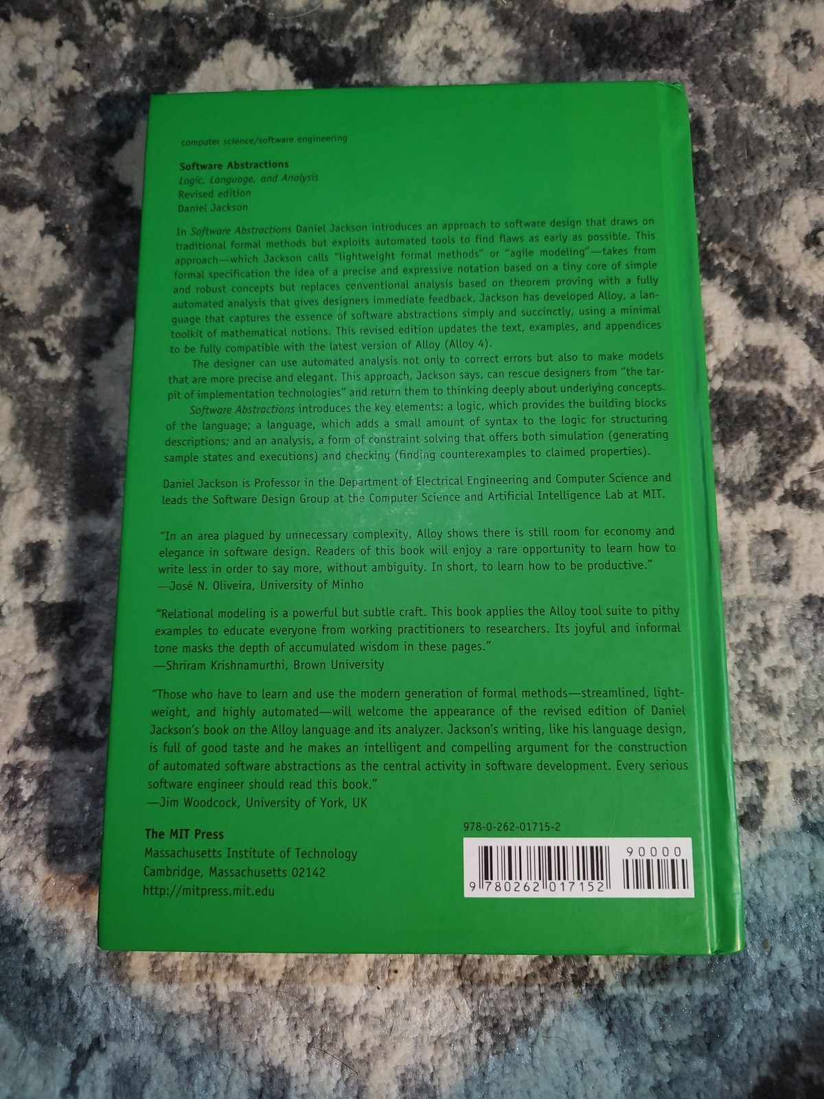 Software Abstractions, Revised Edition : Logic, Language, and Analysis by Daniel