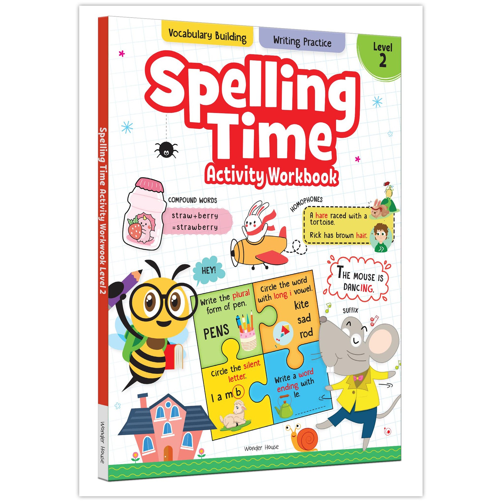 Spelling Time Activity Workbook Book 2 by Wonder House Books 2023 Paperback New
