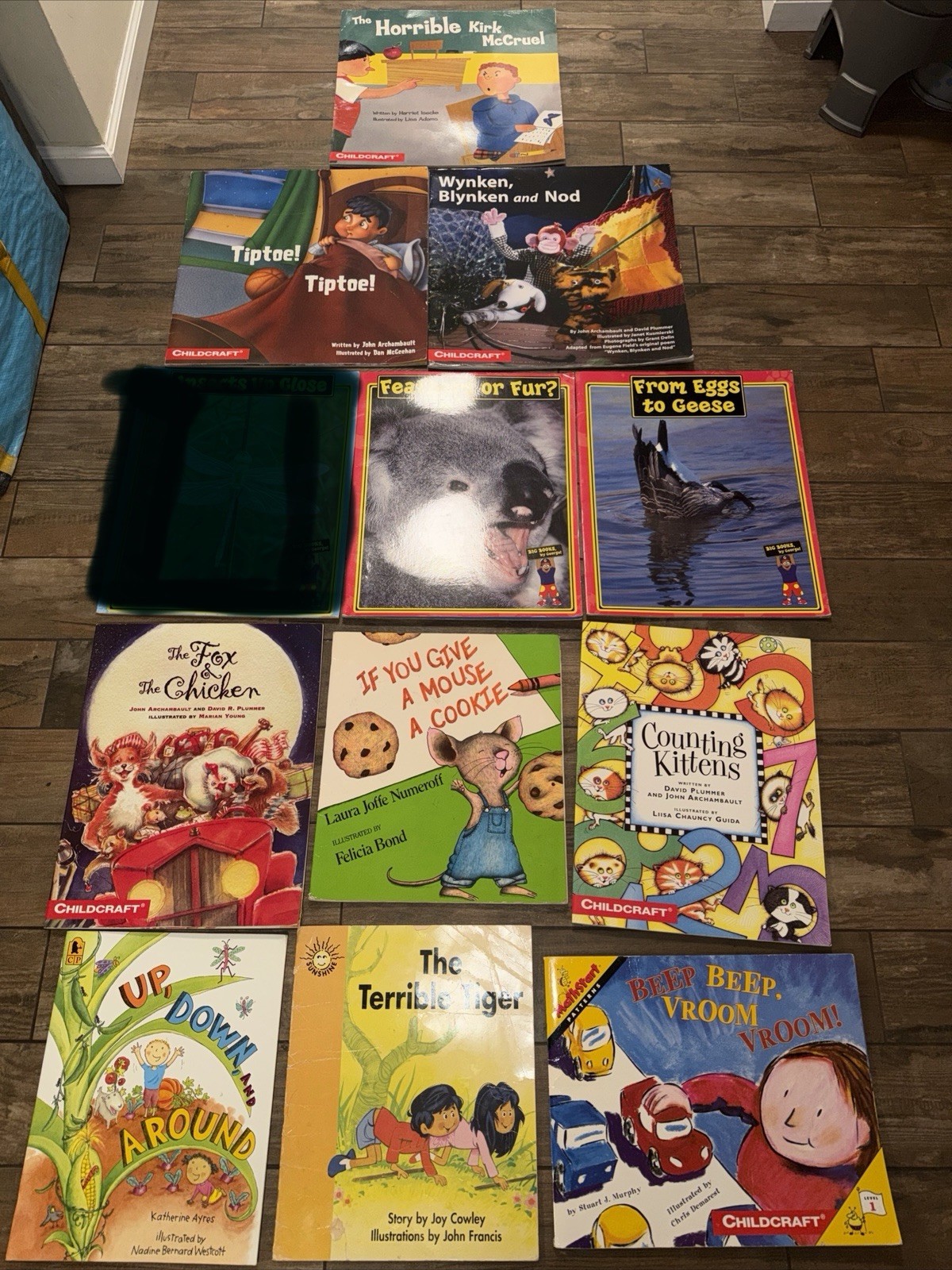 Lot of 11 School Big Books Easel Size Oversize Teacher Classroom Child craft +