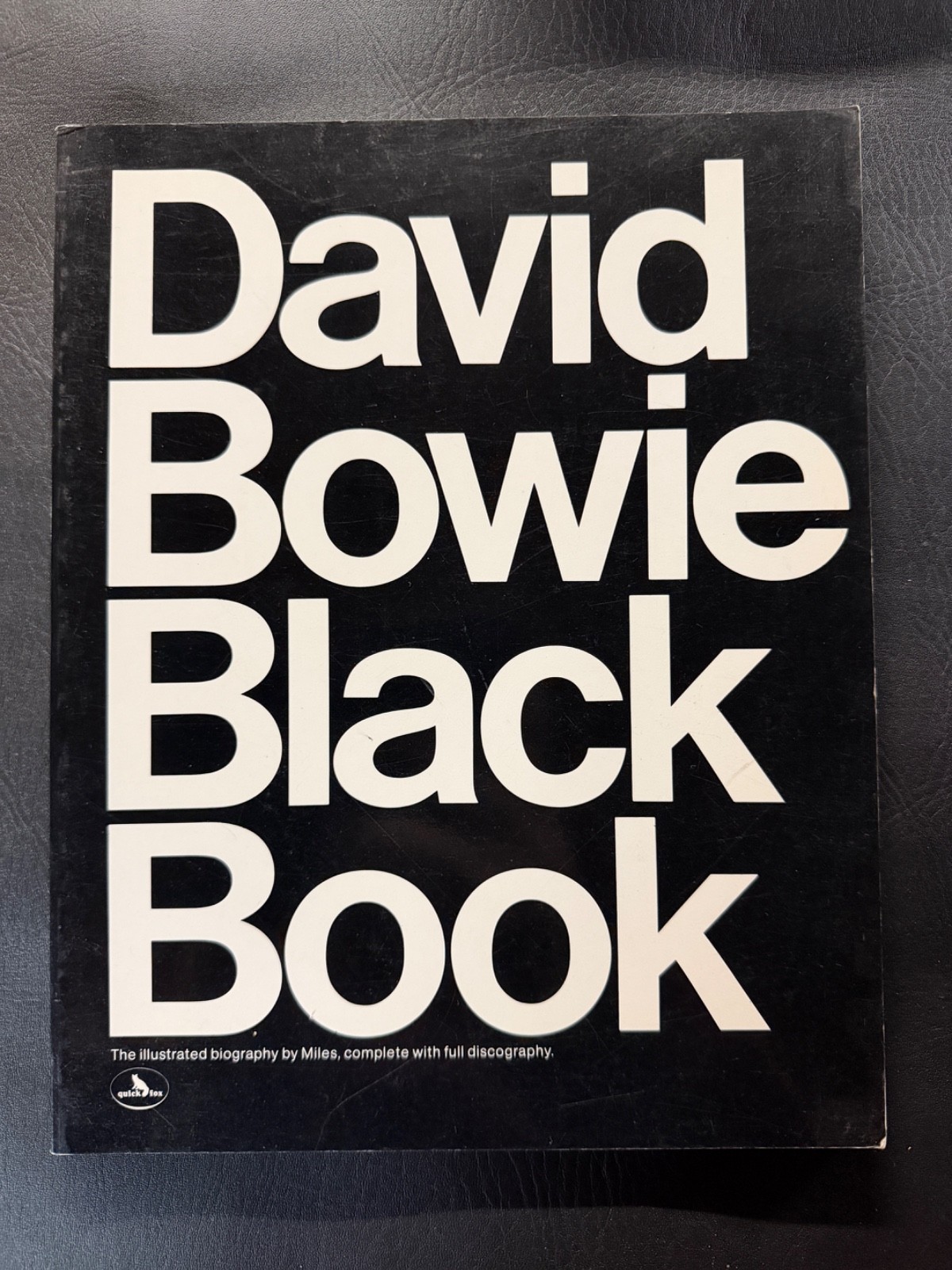 David Bowie Black Book Paperback Book The Fast Free Shipping