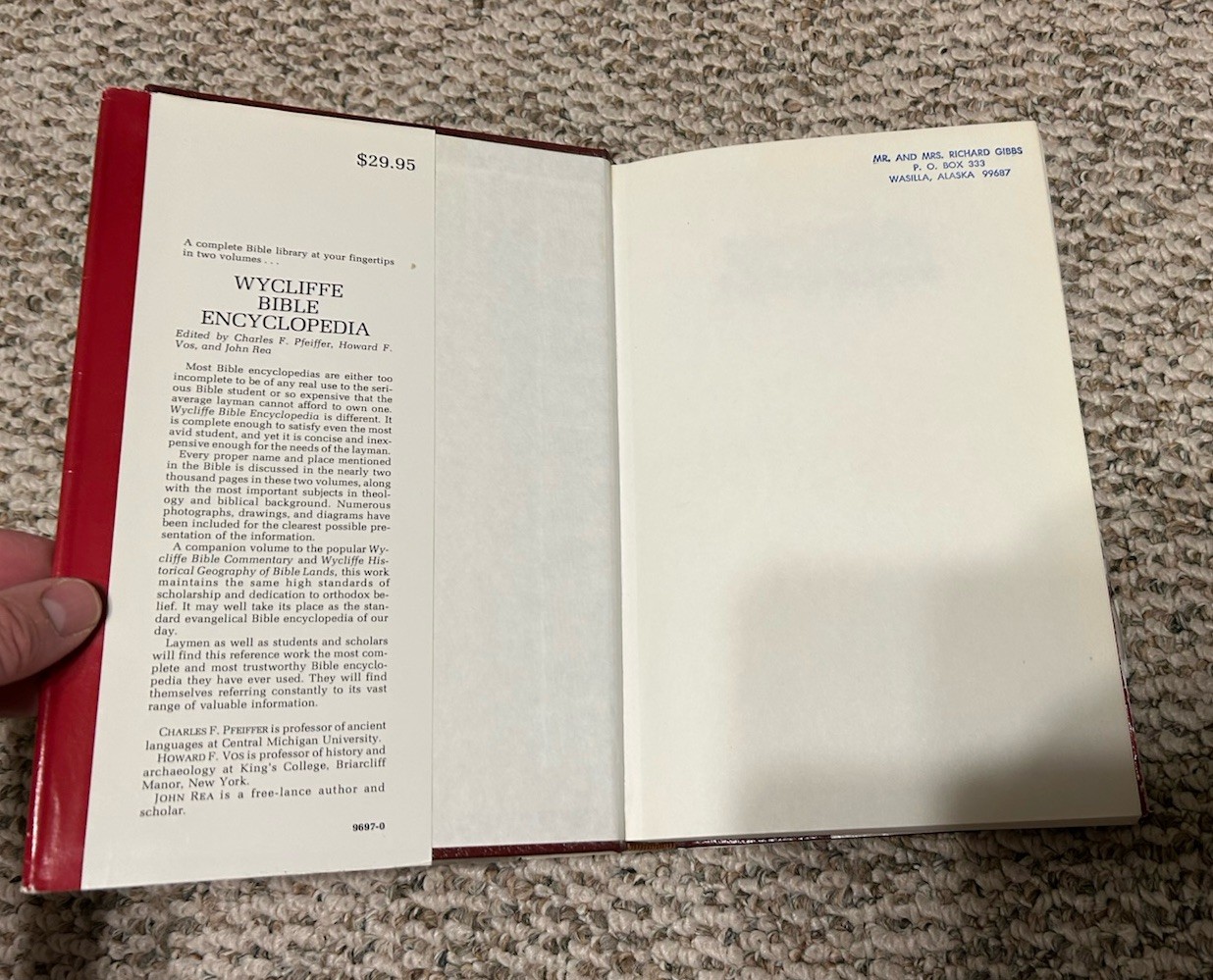 The Wycliffe Bible Encyclopedia Vol 1 & 2 – Hardcover 1976