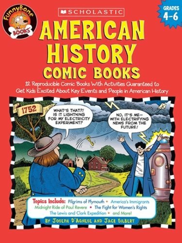 American History Comic Books: Twelve Reproducible Comic Books with Activities