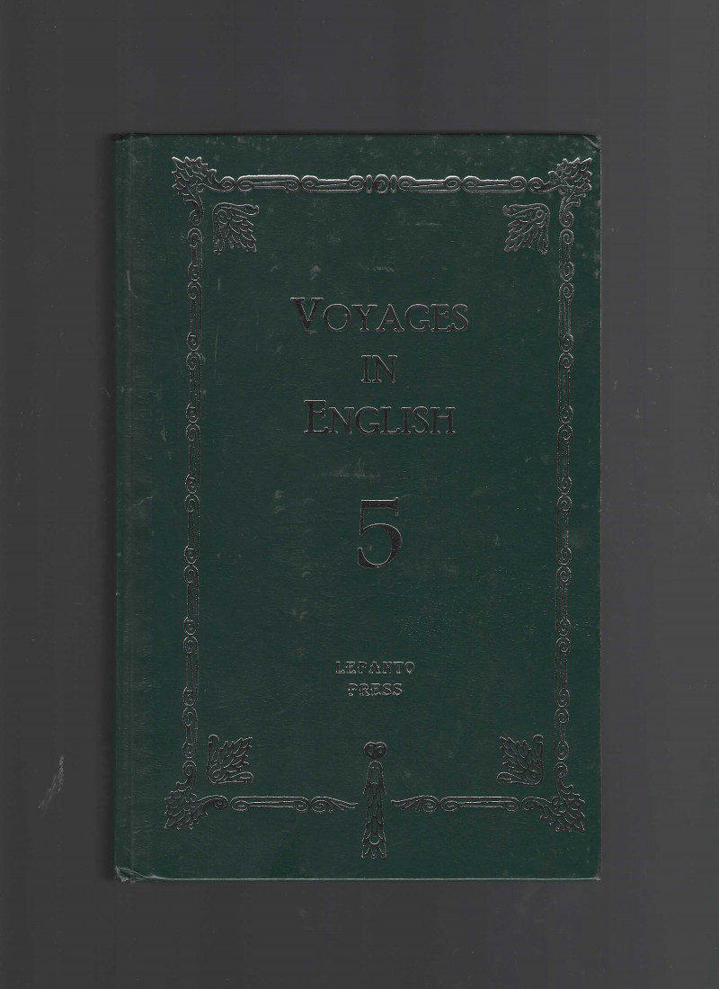 Voyages in English Grade 5 Catholic Lepanto Press NEW Hardback