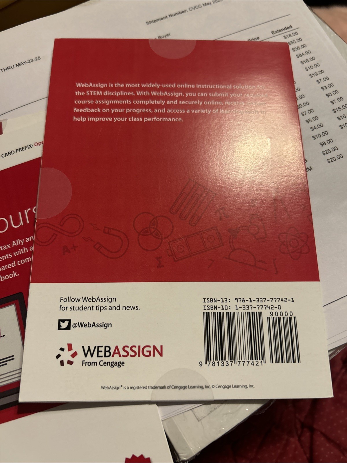 WebAssign student access Calculus