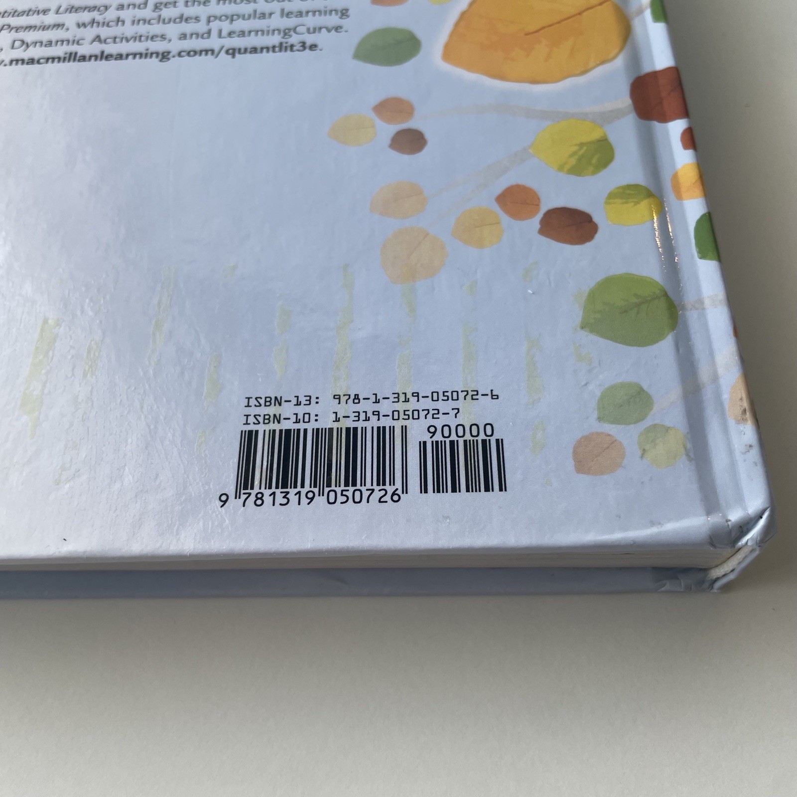Quantitative Literacy Thinking Between Lines 3rd Ed. Crauder, Evans Hard Cover
