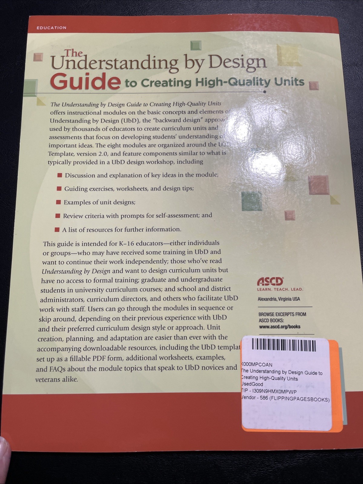 Professional Development Ser.: Understanding by Design Guide to Creating…