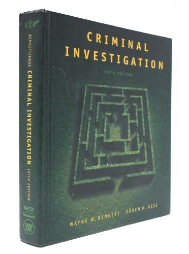 Criminal Investigation – GOOD