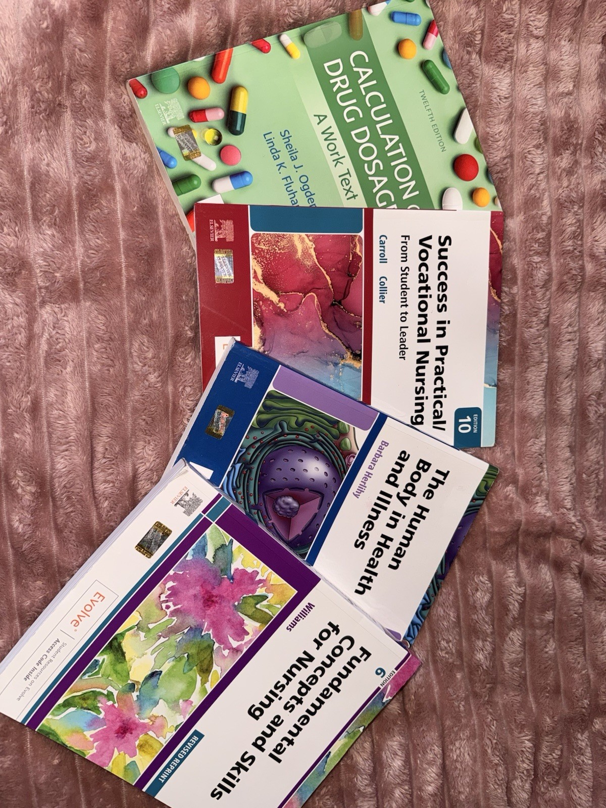 13 LPN Nursing books