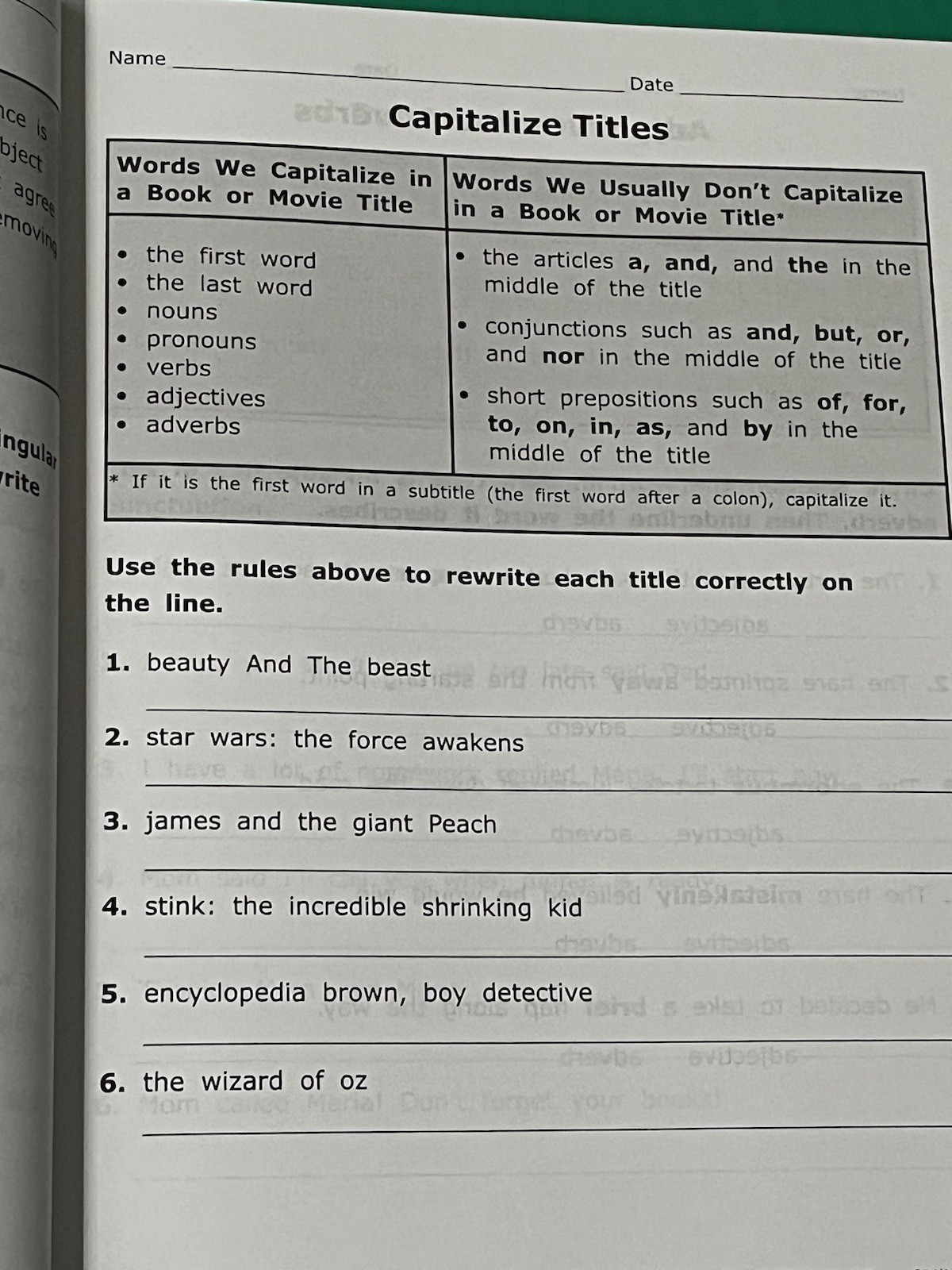 Benchmark Advance: Grade 3 Grammar, Spelling and Vocabulary Activity Book