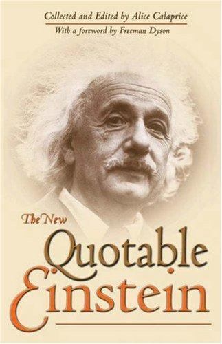 The New Quotable Einstein Einstein, Albert hardcover Used – Very Good
