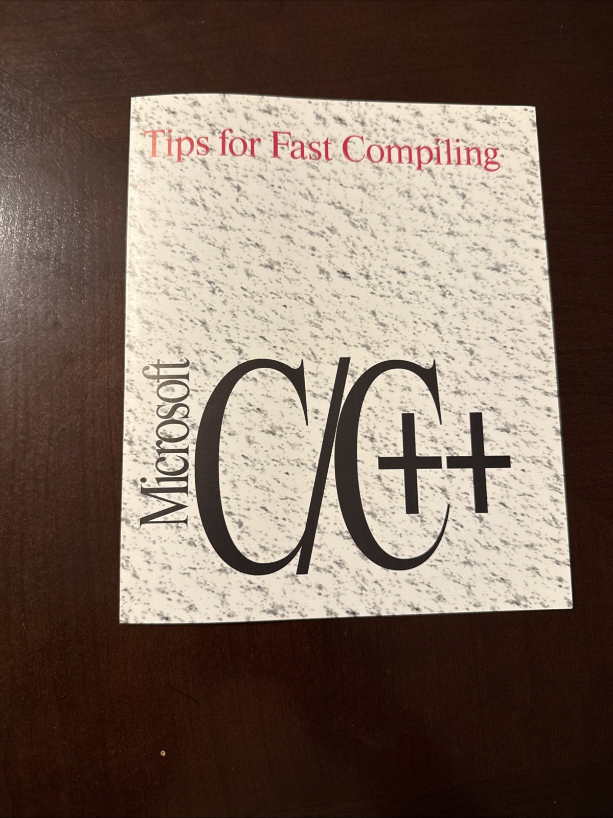 Microsoft Visual C++ 1.0 Getting Started + C++ Tutorial + Quick Reference Set