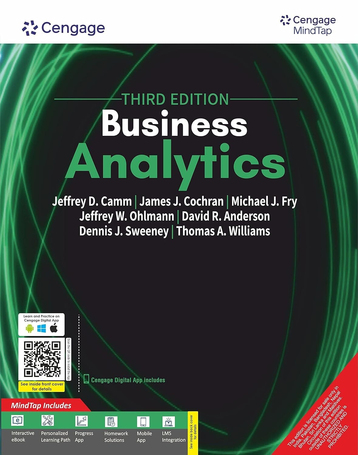 Business Analytics with MindTap by Camm/ Cochran NEW – Brand New