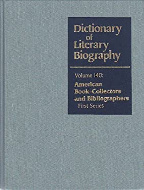 American Bibliographers and Bibliophiles Mary, Clark, Layman, Ric