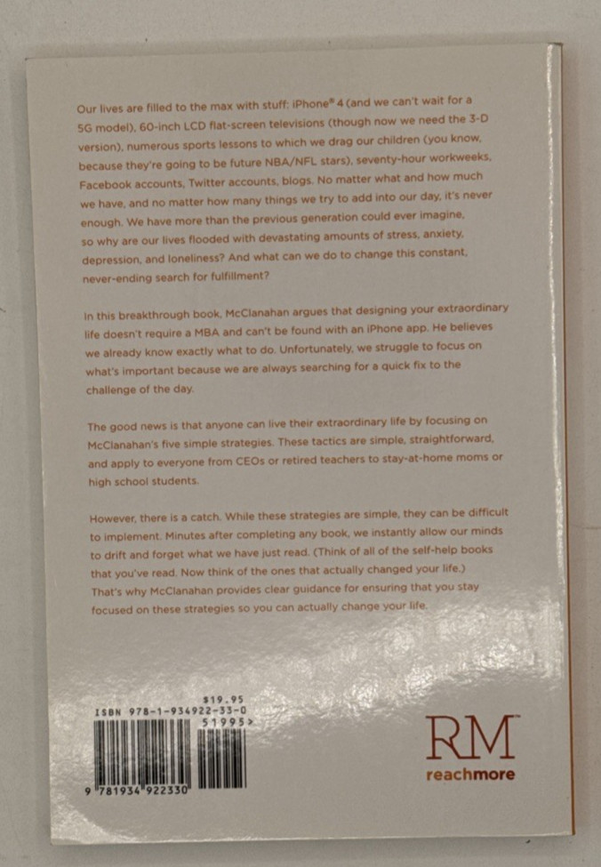 Thrive by CJ McClanahan, SIGNED Paperback Book 2011, B178