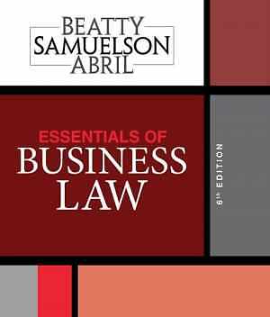 Essentials of Business Law – Paperback, by Beatty Jeffrey; Samuelson – Good