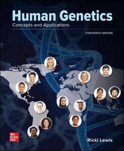 HUMAN GENETICS:CONC.+APPL.(LOOSELEAF) – Loose Leaf, by Ricki Lewis – New