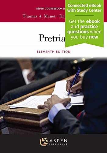 Pretrial: [Connect eBook with – Paperback, by Thomas A. Mauet; – Very Good d