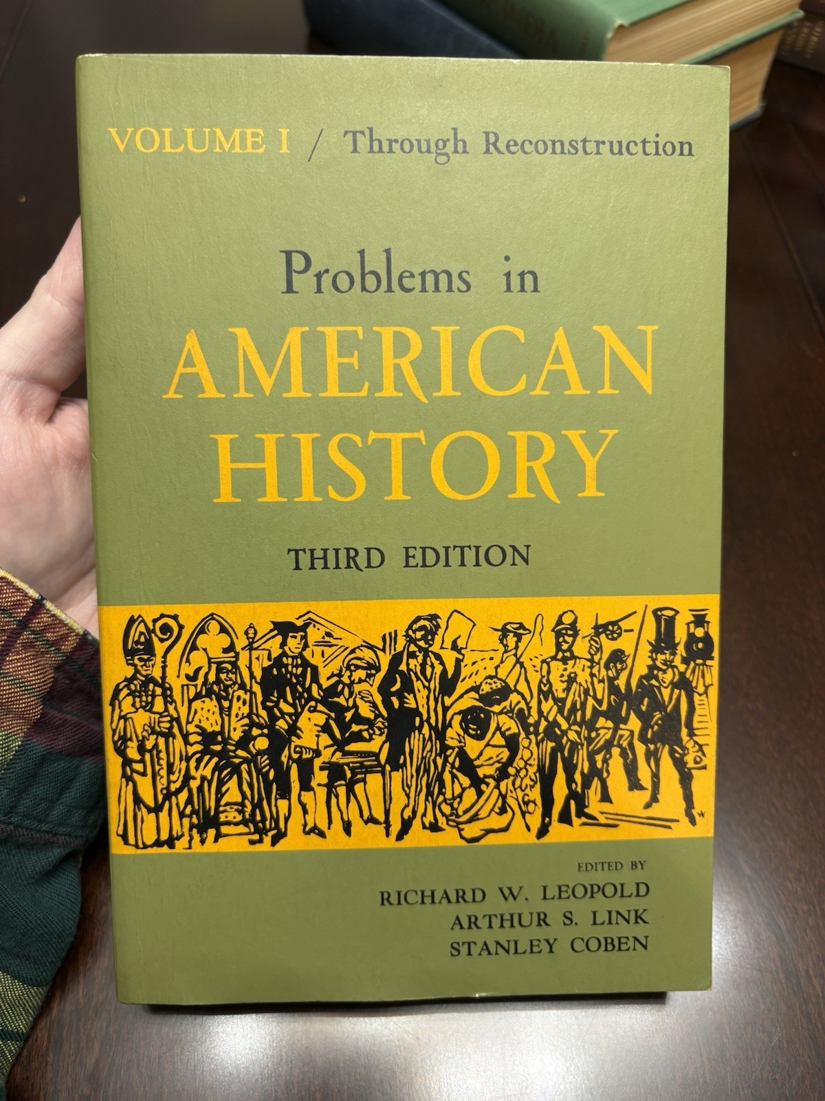 Problems in American History Vol 1 Third Edition Paperback 1966
