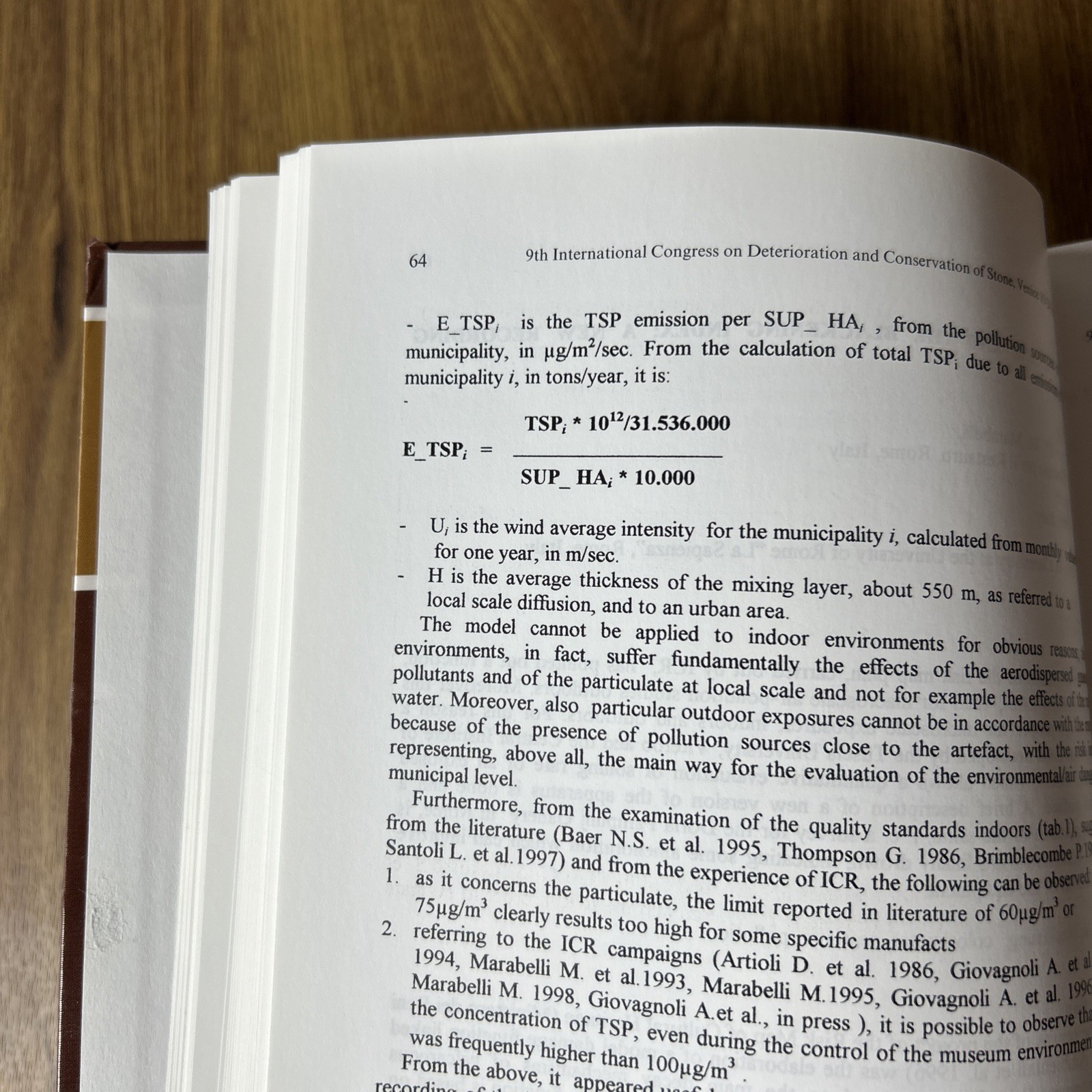 9th International Congress on Deterioration and Conservation of Stone Volume 1-2