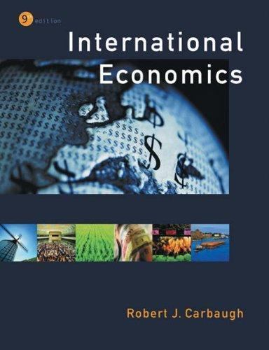 International Economics Hardcover Robert J. Carbaugh