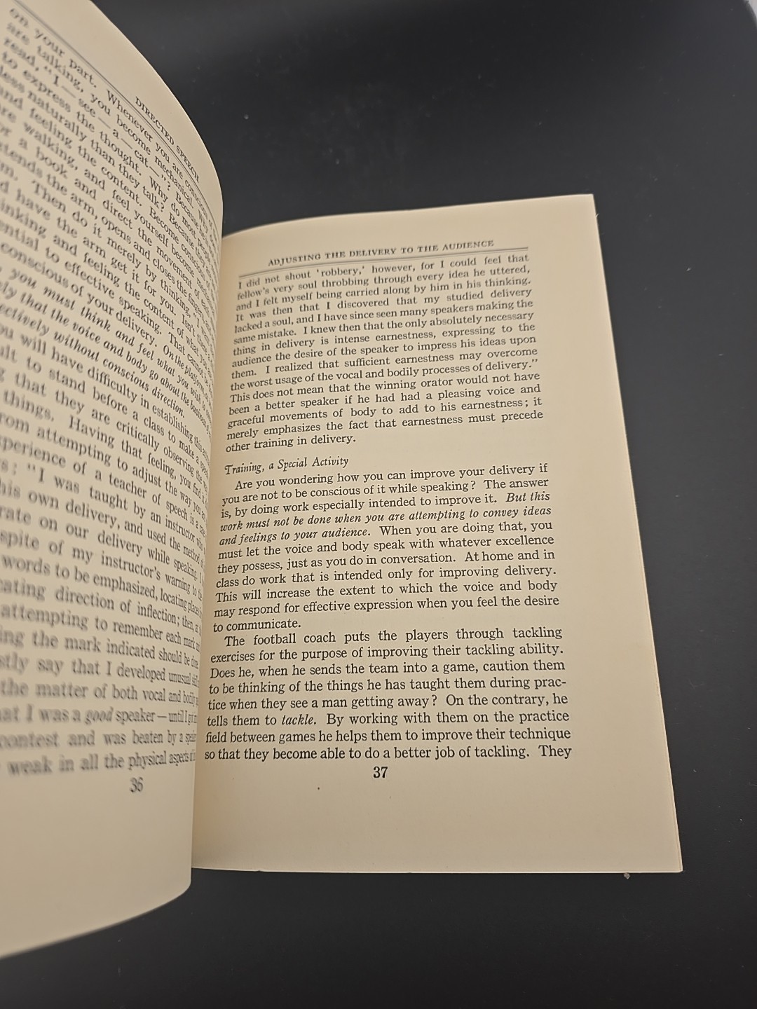 Directed Speech Leon K Whitney Hardcover Ginn Company 1943 Speech Textbook